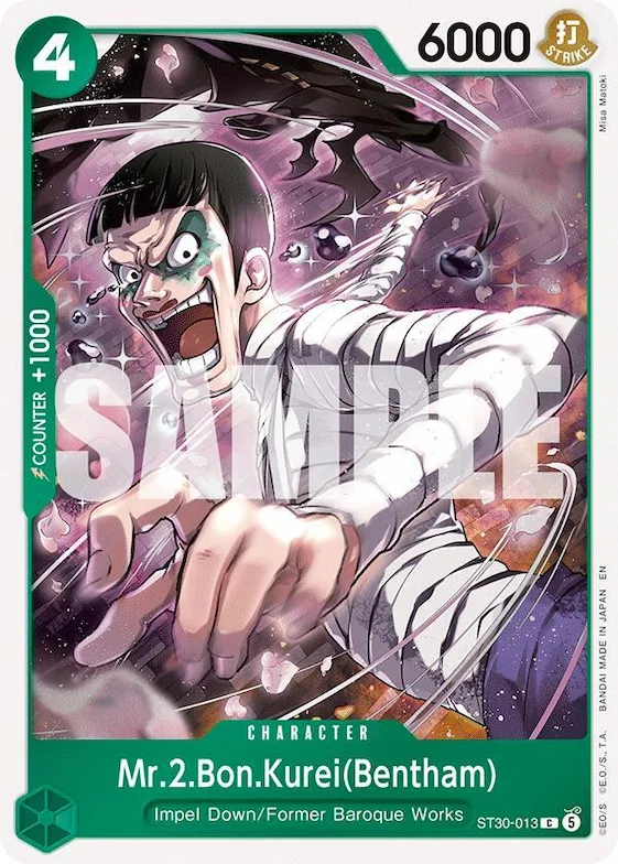 Mr 2 Bonclay(Bentham) st30-013 – ST30 – Starter Deck EX: Luffy & Ace