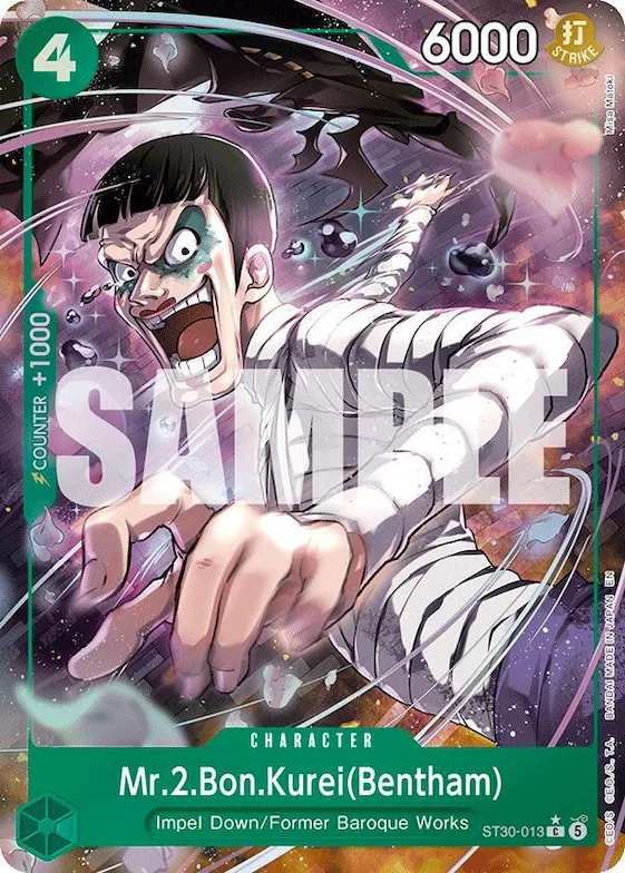 Mr.2.Bon.Kurei(Bentham) (Full Art) #st30-013 – Starter Deck EX: Luffy & Ace