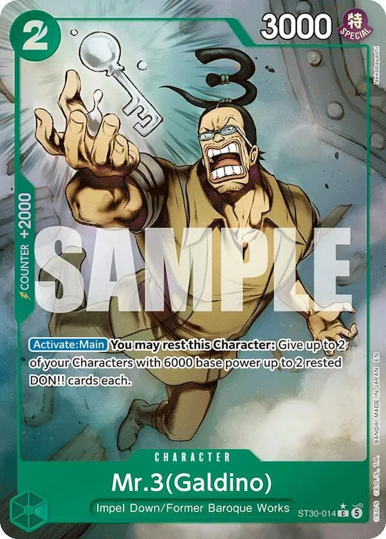 Mr.3(Galdino) (Full Art) #st30-014 – Starter Deck EX: Luffy & Ace