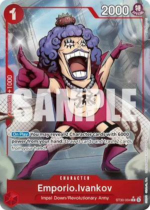 Emporio.Ivankov (Full Art) #st30-004 – Starter Deck EX: Luffy & Ace