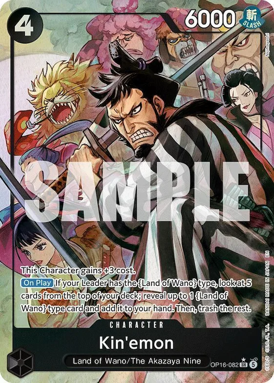Kin'emon (Alternate Art) #op16-082 – The Time of Battle