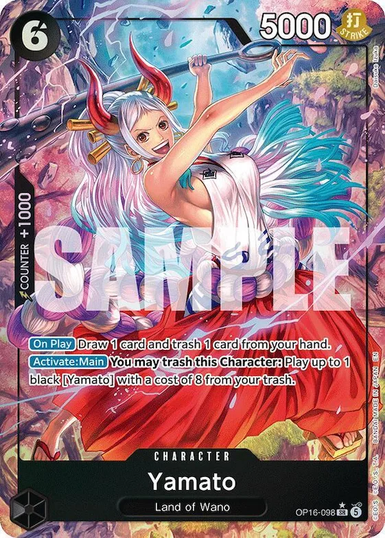 Yamato (098) (Alternate Art) #op16-098 – The Time of Battle
