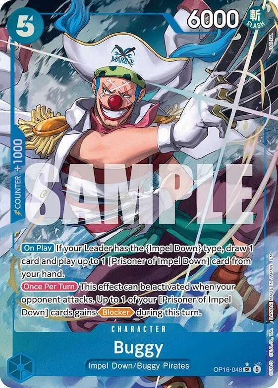 Buggy (048) (Alternate Art) #op16-048 – The Time of Battle