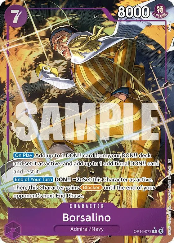 Borsalino (Alternate Art) #op16-073 – The Time of Battle