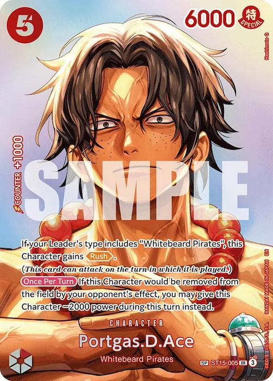 Portgas.D.Ace (SP) #st15-005 – The Time of Battle