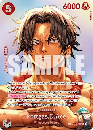 Portgas.D.Ace (SP) #st15-005 – The Time of Battle