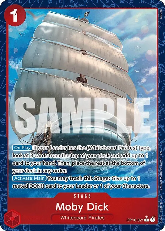 Moby Dick (Alternate Art) #op16-021 – The Time of Battle