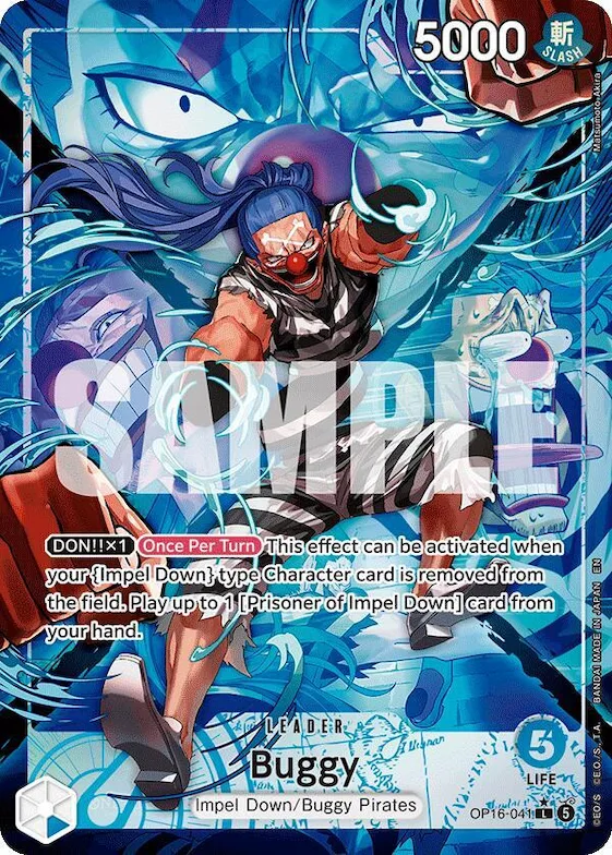 Buggy (041) (Alternate Art) #op16-041 – The Time of Battle