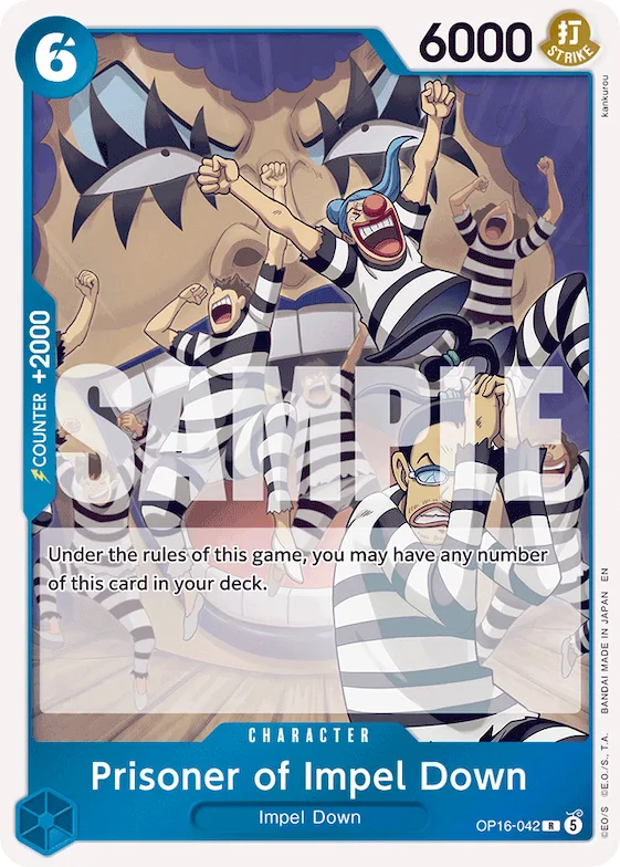 Prisoner of Impel Down #op16-042 – The Time of Battle