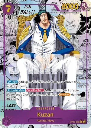 Kuzan (Manga) #op16-063 – The Time of Battle