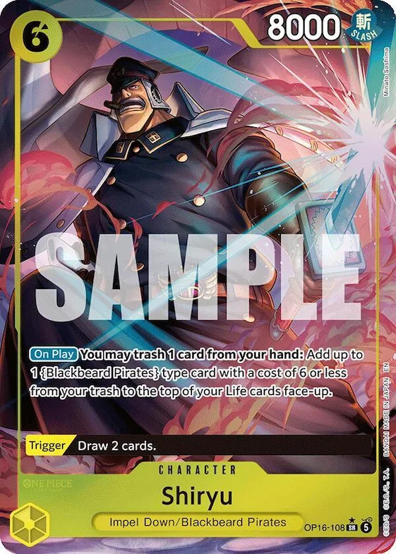 Shiryu (Full Art) #op16-108 – The Time of Battle