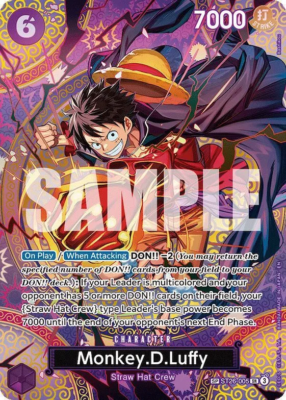 Monkey.D.Luffy (SP) #st26-005 – Adventure on Kami's Island