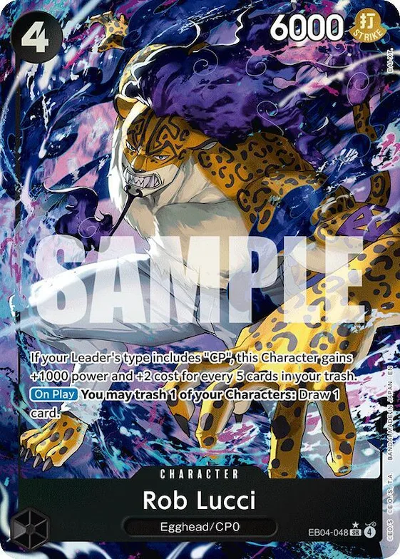Rob Lucci (Alternate Art) #eb4-048 – Adventure on Kami's Island