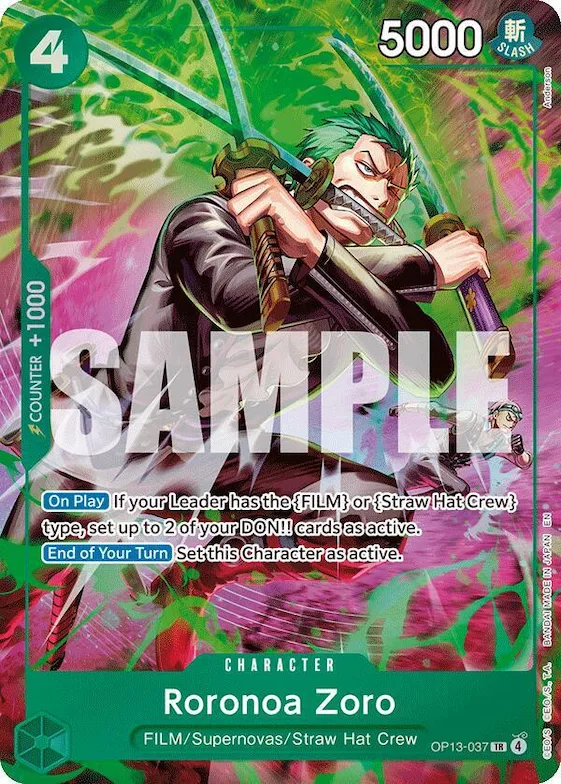 Roronoa Zoro (OP13-037) #op13-037 – Adventure on Kami's Island