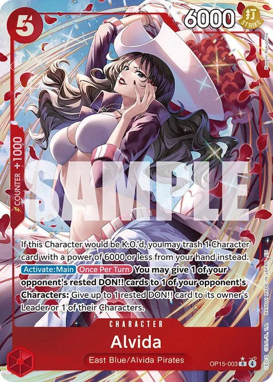 Alvida (Alternate Art) #op15-003 – Adventure on Kami's Island