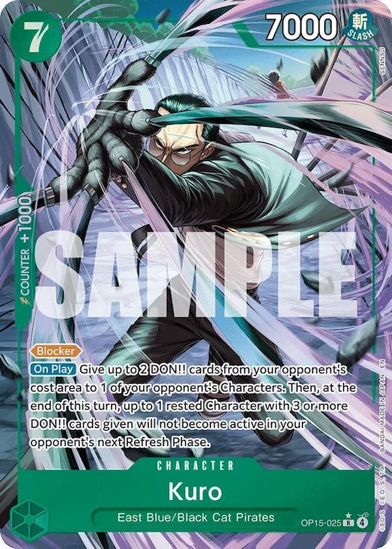 Kuro (Alternate Art) #op15-025 – Adventure on Kami's Island