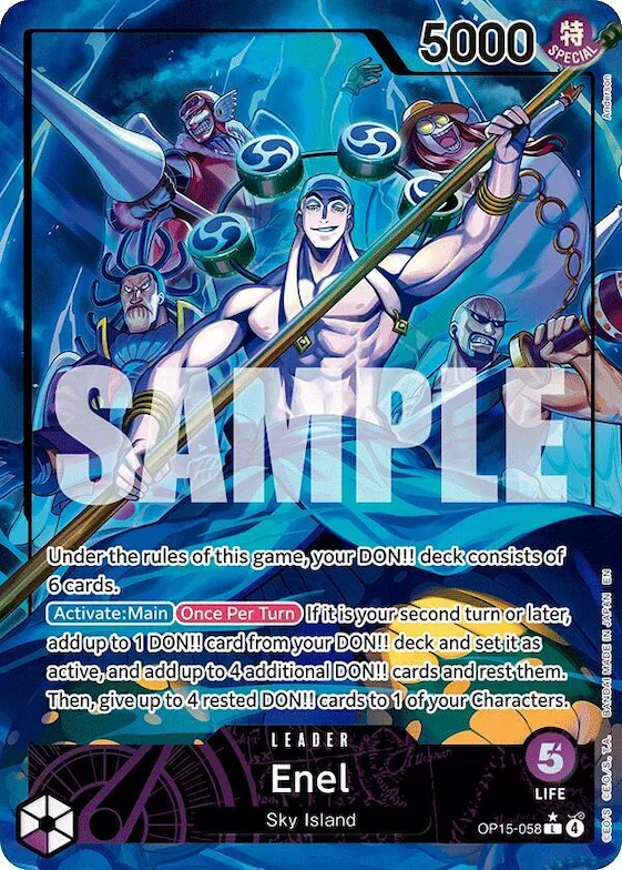 Enel (OP15-058) (Alternate Art) #op15-058 – Adventure on Kami's Island