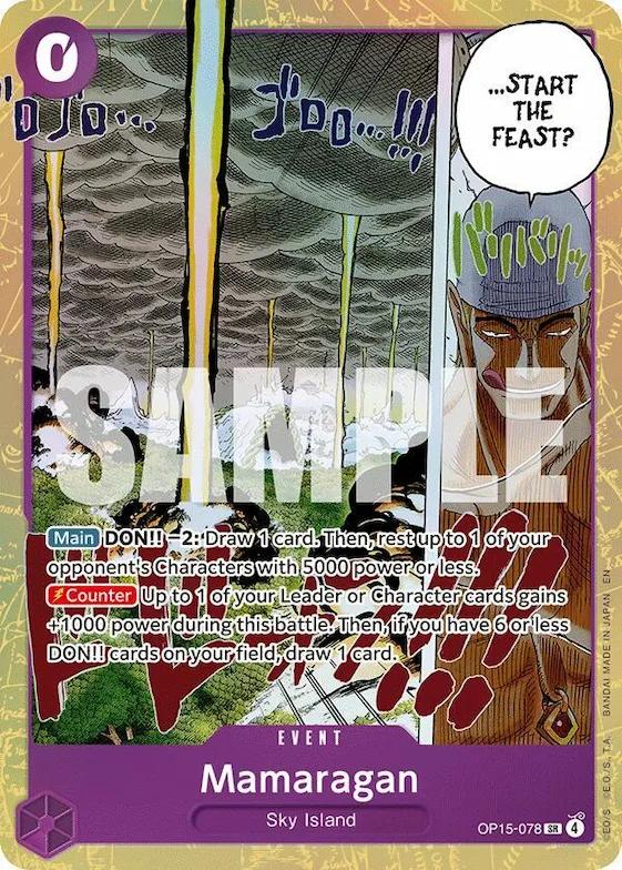 Mamaragan #op15-078 – Adventure on Kami's Island