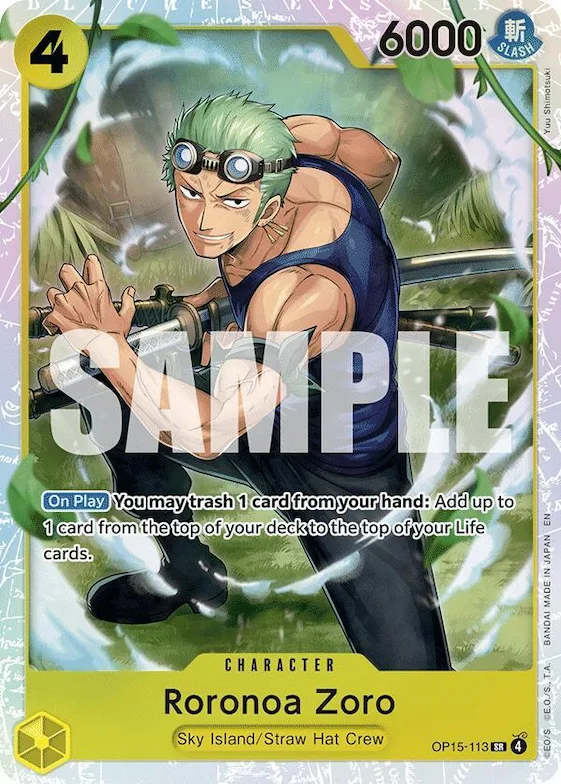 Roronoa Zoro (OP15-113) #op15-113 – Adventure on Kami's Island