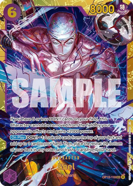 Enel (OP15-118) #op15-118 – Adventure on Kami's Island