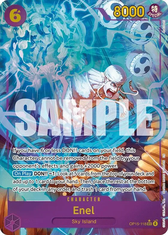 Enel (OP15-118) (Alternate Art) #op15-118 – Adventure on Kami's Island