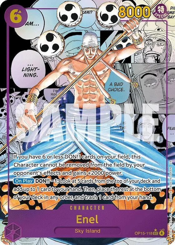 Enel (OP15-118) (Manga) #op15-118 – Adventure on Kami's Island