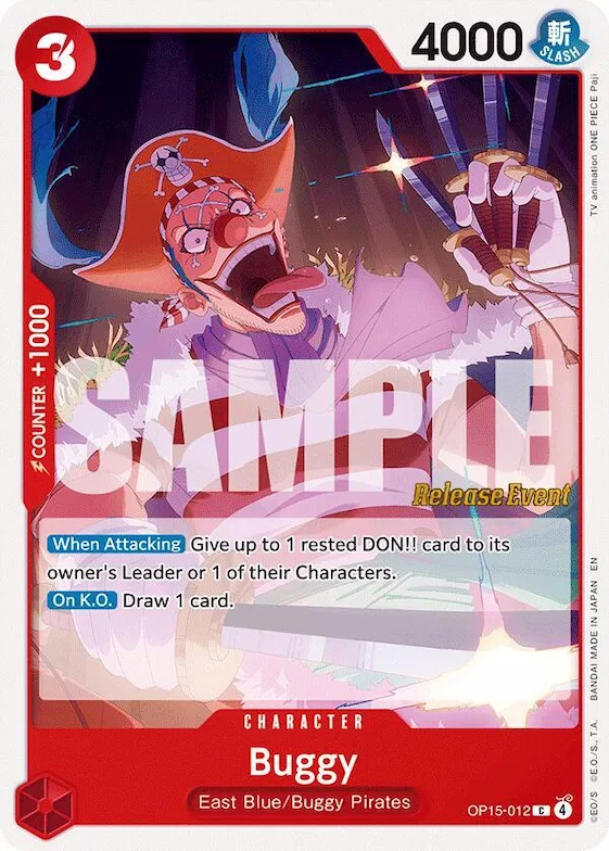 Buggy #op15-012 – Adventure on Kami's Island Release Event Cards