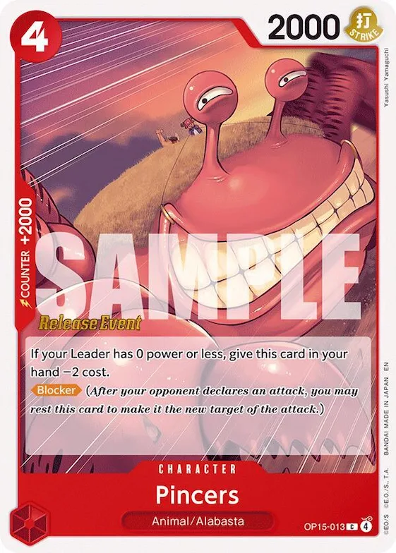 Pincemi op15-013 – OP15 – Adventure on Kami's Island Release Event Cards