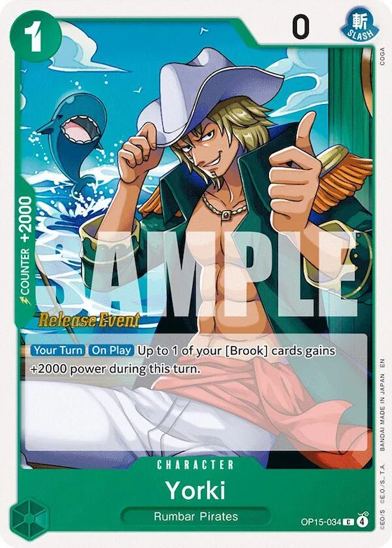 Yorki #op15-034 – Adventure on Kami's Island Release Event Cards