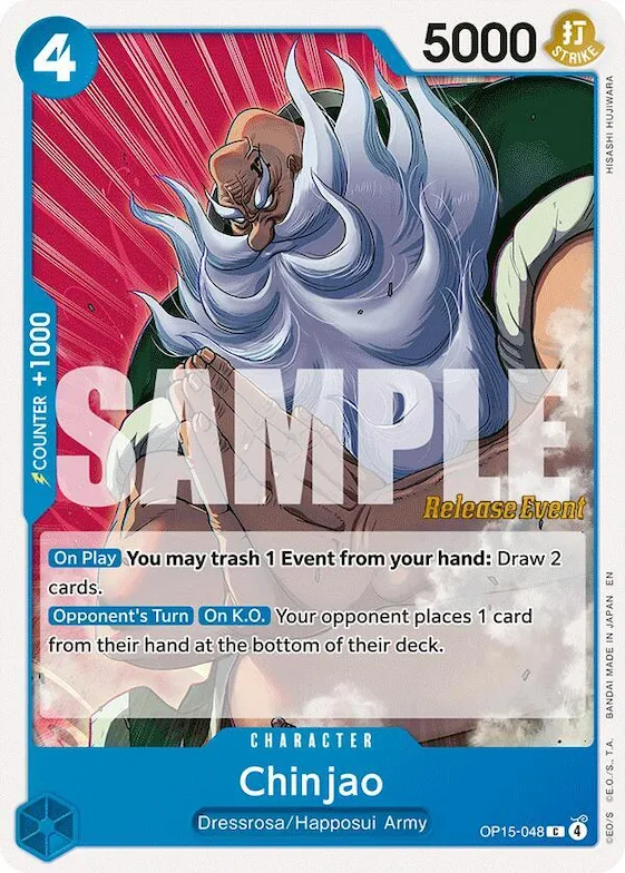 Chinjao #op15-048 – Adventure on Kami's Island Release Event Cards