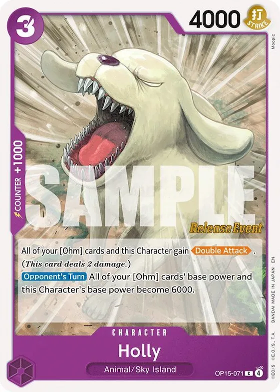 Holly #op15-071 – Adventure on Kami's Island Release Event Cards