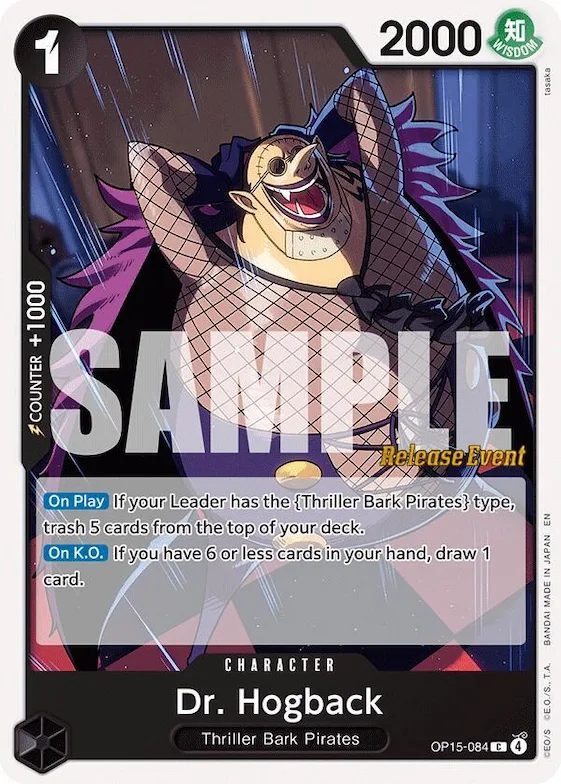 Docteur Hogback op15-084 – OP15 – Adventure on Kami's Island Release Event Cards