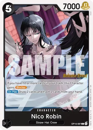 Nico Robin (OP15-087) #op15-087 – Adventure on Kami's Island Release Event Cards