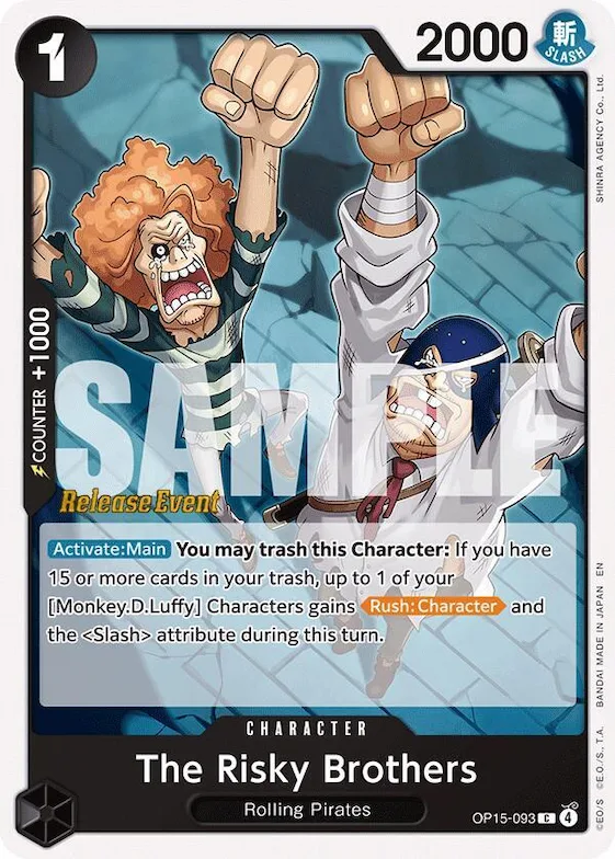 The Risky Brothers #op15-093 – Adventure on Kami's Island Release Event Cards