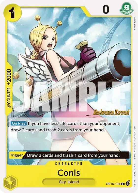 Conis #op15-104 – Adventure on Kami's Island Release Event Cards
