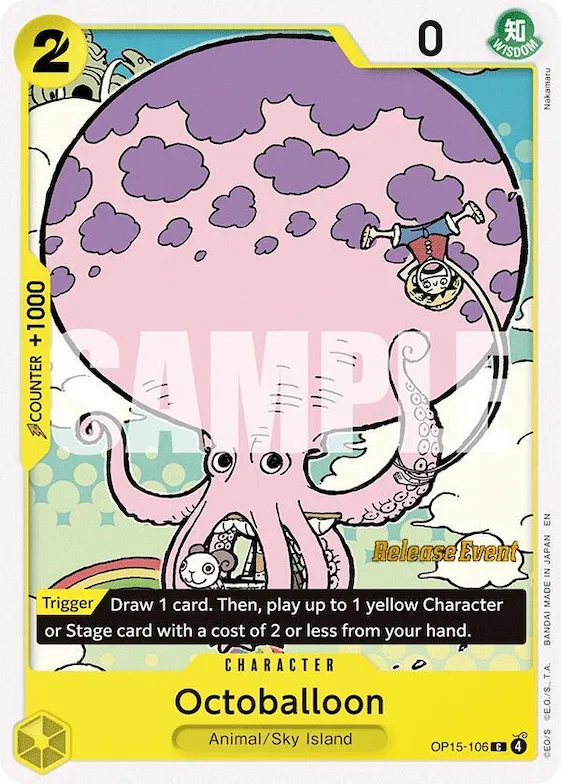 Octoballoon #op15-106 – Adventure on Kami's Island Release Event Cards