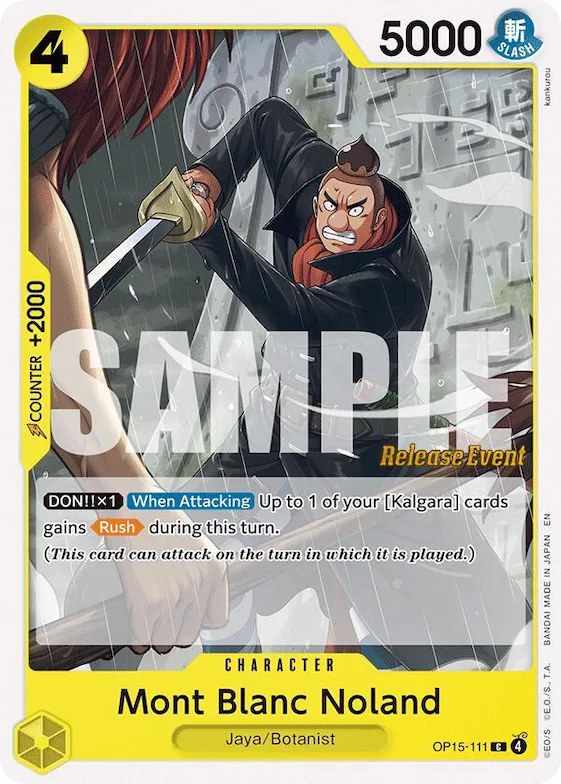 Montblanc Norland op15-111 – OP15 – Adventure on Kami's Island Release Event Cards