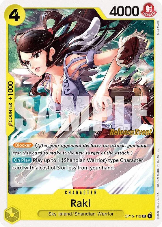 Laki op15-112 – OP15 – Adventure on Kami's Island Release Event Cards