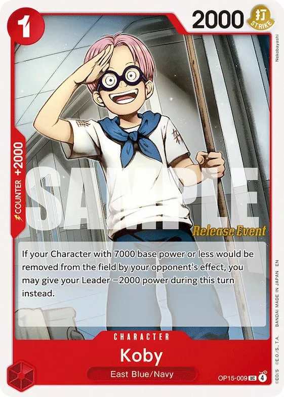 Koby (OP15-009) #op15-009 – Adventure on Kami's Island Release Event Cards