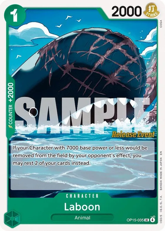 Laboon #op15-035 – Adventure on Kami's Island Release Event Cards