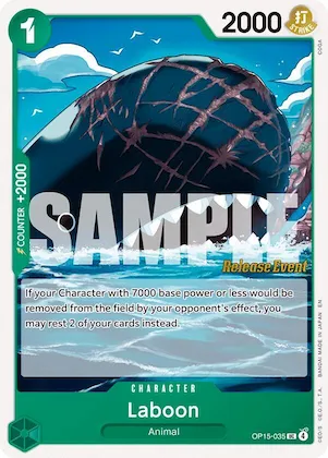 Laboon #op15-035 – Adventure on Kami's Island Release Event Cards