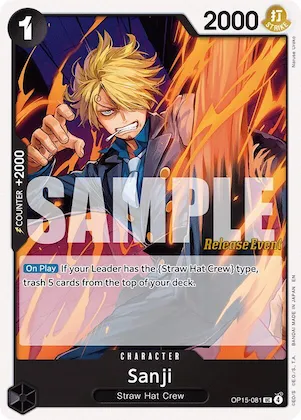 Sanji (OP15-081) #op15-081 – Adventure on Kami's Island Release Event Cards
