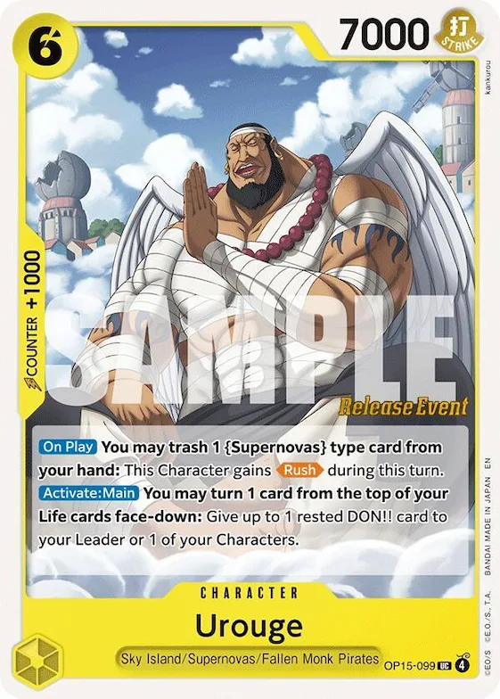 Urouge op15-099 – OP15 – Adventure on Kami's Island Release Event Cards