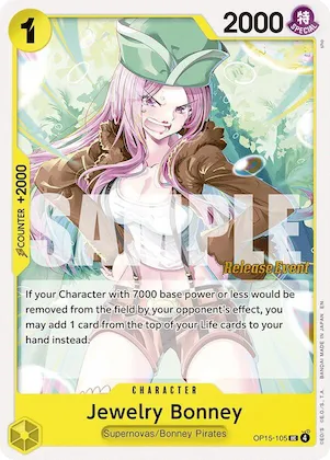 Jewelry Bonney (OP15-105) #op15-105 – Adventure on Kami's Island Release Event Cards