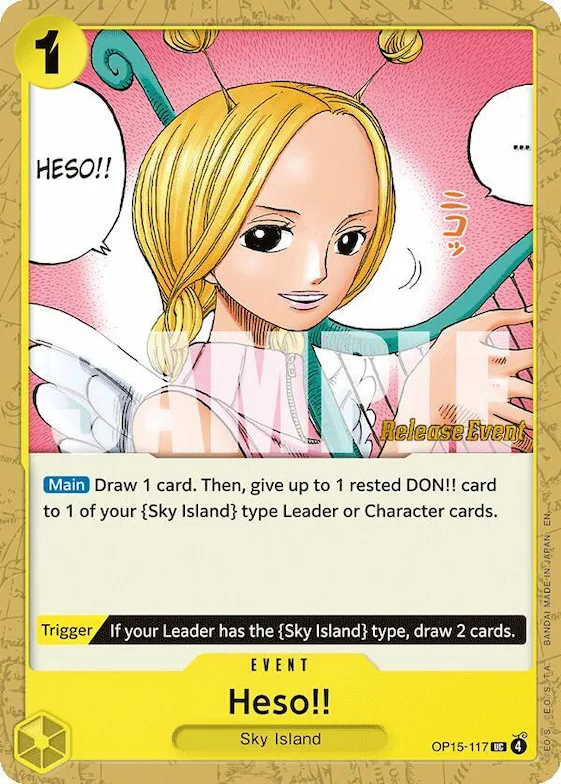 Nombril !! op15-117 – OP15 – Adventure on Kami's Island Release Event Cards