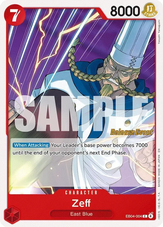 Zeff #eb4-004 – Adventure on Kami's Island Release Event Cards