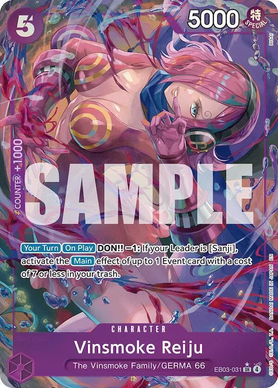 Vinsmoke Reiju (Alternate Art) #eb3-031 – Extra Booster: One Piece Heroines Edition