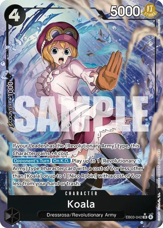 Koala (Alternate Art) #eb3-042 – Extra Booster: One Piece Heroines Edition