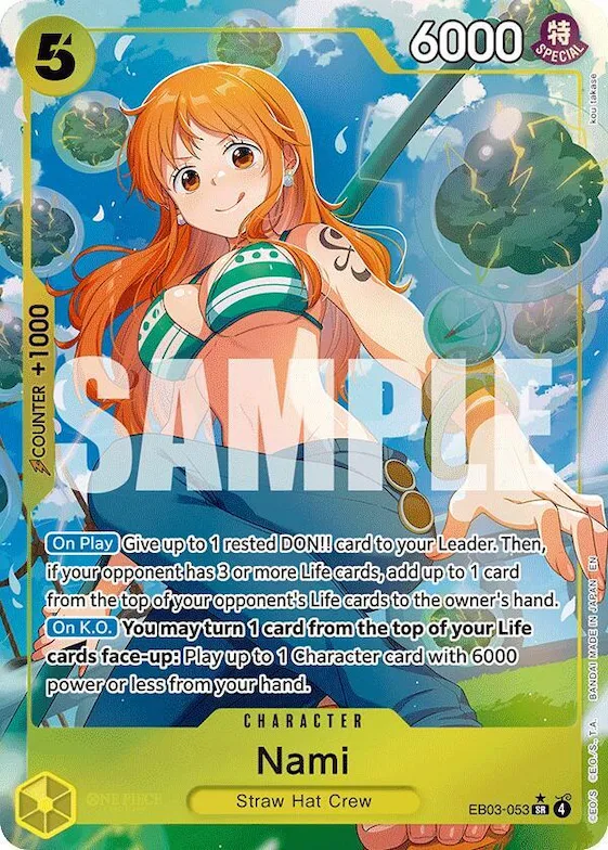 Nami (053) (Alternate Art) #eb3-053 – Extra Booster: One Piece Heroines Edition
