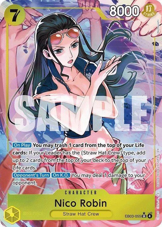 Nico Robin (055) (Alternate Art) #eb3-055 – Extra Booster: One Piece Heroines Edition